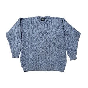 Men's Blue Crewneck Sweater